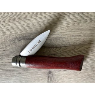 Couteau à huitre Opinel manche padouk