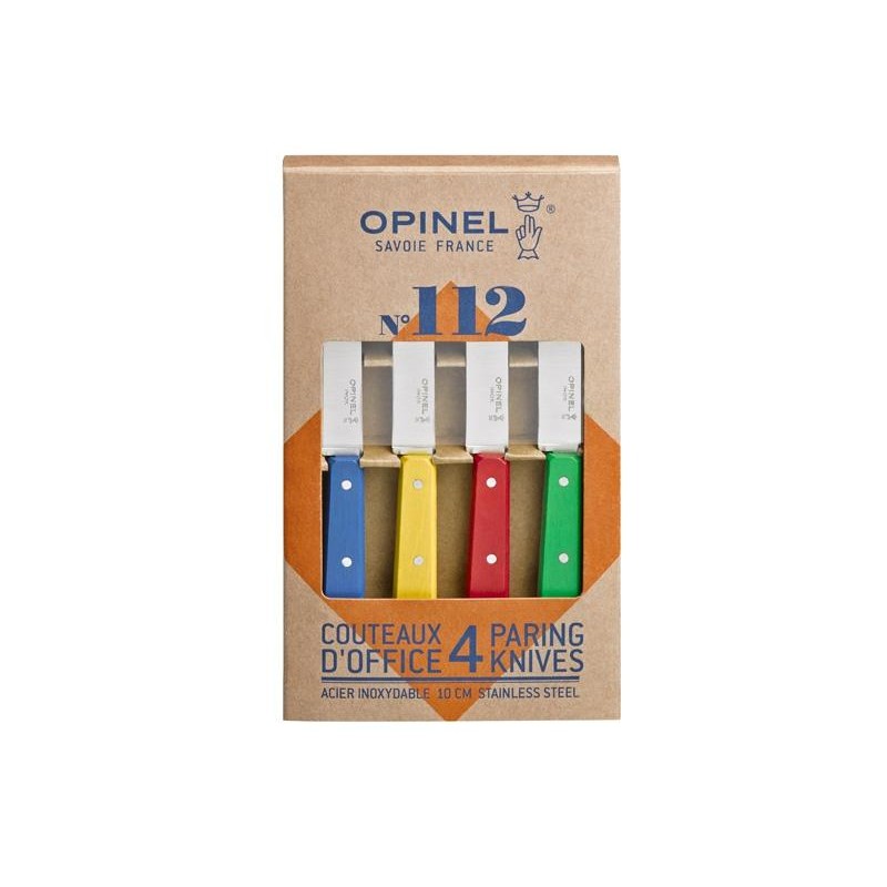 Coffret de 4 couteaux N°112 couleurs classiques Opinel